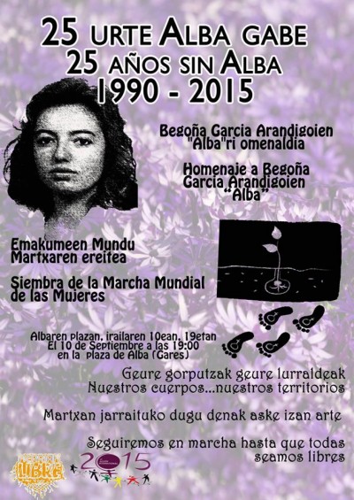 HOMENAJE A BEGOÑA GARCIA ALBA EN GARES